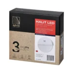 ADVITI HALIT LED osvetlenie 10W s Pohybový svetlo 140°, 600lm, IP65, 4000K, IK10, biele – Obrázok 2