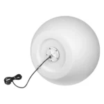 ADVITI LUNA L záhradná svetelná guľa 1xE27, 1x60W, IP44, biela, Ø 600 – Obrázok 3