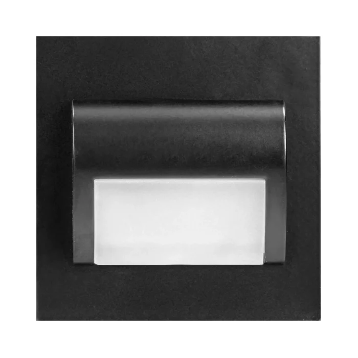ADVITI DRACO LED NEW 1,5W, podomietkové schodiskové svietidlové kovanie, 12VDC, 30lm, 6000K, čierna, inovatívna inštalácia – Obrázok 3