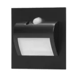 ADVITI DRACO LED NEW 1,5W, schodiskové svietidlové svetlo, 12VDC, 30lm, 4000K, čierne, svetelný a pohybový senzor