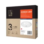 ADVITI ZONDA LED 16W, stropné svietidlo s hybridným senzorom, 1100lm, IP20, 4000K, mierne PC, biela – Obrázok 2