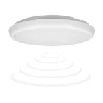 ADVITI CERS LED stropné svietidlo s mikroskopickým osvetlením, LED 22W, 2000lm, IP65, 4000K, PC biela, funkcia žiarovky