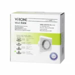 Kúpeľňový ventilátor 100mm, povrchová montáž -s časovačom a senzorom vlhkosti – Obrázok 2