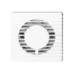 Kúpeľňový ventilátor 100mm, povrchová montáž -s časovačom a senzorom vlhkosti – Obrázok 3