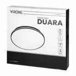 Stropné svietidlo DUARA, 2xE27 max 120W, IP20, strieborné – Obrázok 2