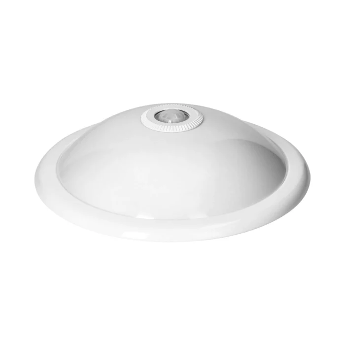 ROVO PC, svietidlo s 360° pohybovým senzorom, 2x40W, E27, IP20, polycarbon, milé tinidlo – Obrázok 3