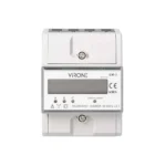 Trojfázový elektromer, 80A, 4,3 modulov, DIN TH-35mm – Obrázok 3