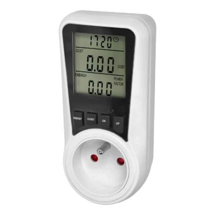 Dvojtarifný elektromer s LCD, 2 tarify, interná batéria, 16A 230V