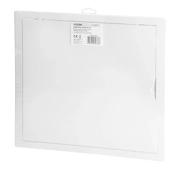 Plastové revízne dvierka 350x350 mm OR_ID-35/35 (ORNO), biele – Obrázok 2
