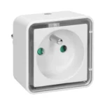 LED nočná lampa so zásuvkou a senzorom súmraku Virone LA-6 2P+Z 230V, 4000K, 0,8W, 10lm – Obrázok 3