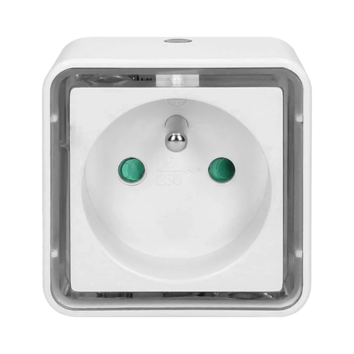 LED nočná lampa so zásuvkou a senzorom súmraku Virone LA-6 2P+Z 230V, 4000K, 0,8W, 10lm – Obrázok 4