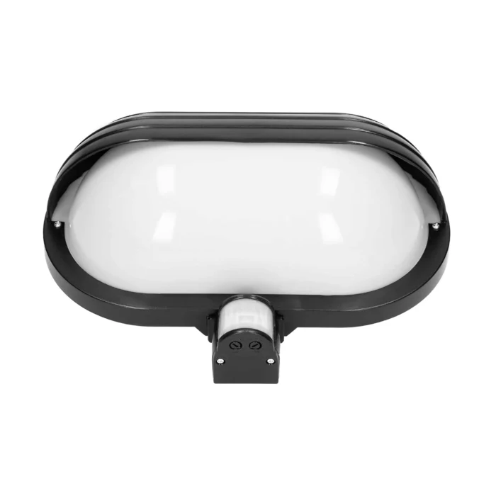 Záhradná lampa MUSAM so 180° senzorom a clonou, 1x60W, E27, IP44, plast, čierne. – Obrázok 4