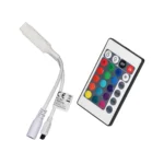 Bezdrôtový ovládač pre RGB pasy (viacfarebné LED osvetľovacie pasy) s diaľkovým ovládačom 24 zdieľaný