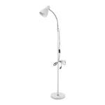 Stojaca lampa LAR, max 20W E27, 160 cm, biela