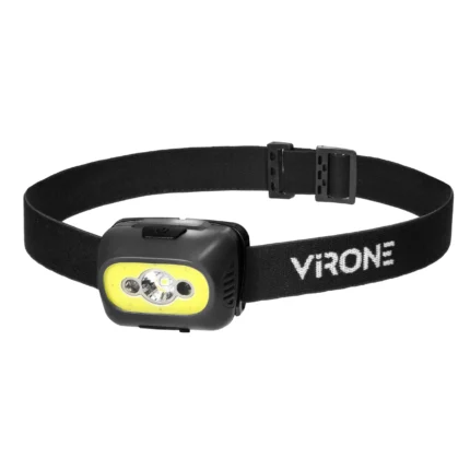LED COB + LED žiarovka 3W s bezdotykovým pripojením a USB nabíjacím portom, 1200 mAh batéria, necitlivá