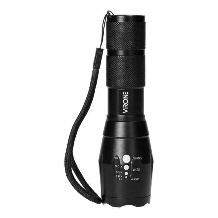 LED CREE 10W zoom batéria, 800lm, 3x AAA, tenké sklo – Obrázok 5