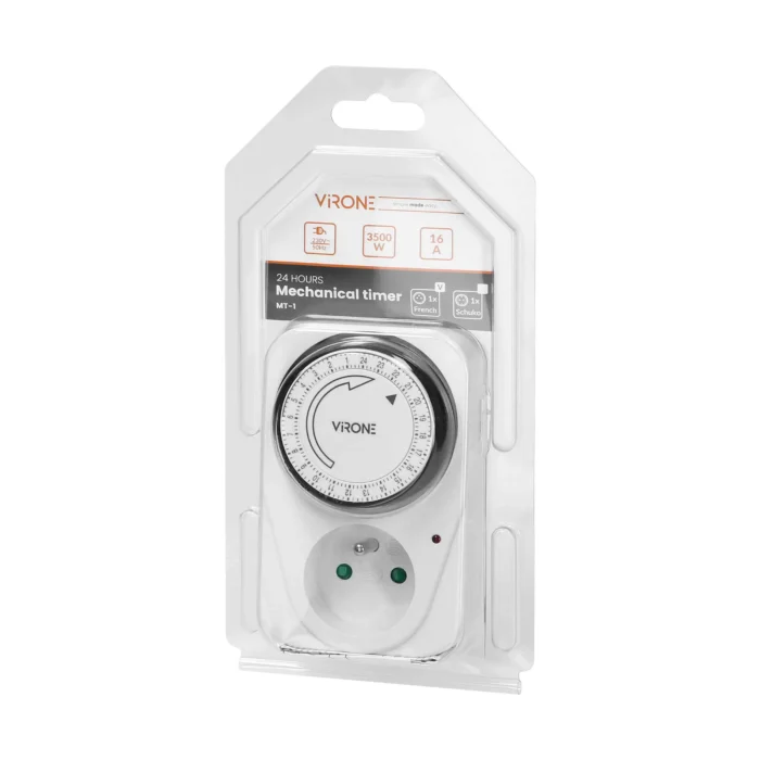 Časovač do zásuvky 24h 240v/3500W – Obrázok 2