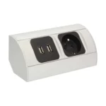 Elektrická zásuvka pod skrinku s USB nabíjačkou – Obrázok 3
