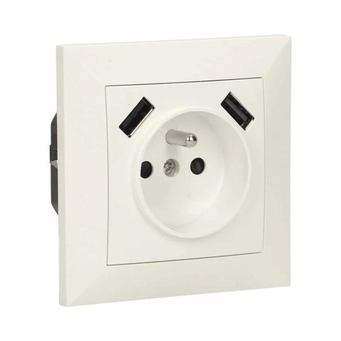 Elektrická zásuvka s USB nabíjaním – Obrázok 4