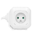 Predlžovacie zásuvky 4x 2P+E, 2xUSB nabíjačky, 1,4m H05VV-F 3x1mm2, biela – Obrázok 3