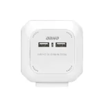 Predlžovacie zásuvky 4x 2P+E, 2xUSB nabíjačky, 1,4m H05VV-F 3x1mm2, biela – Obrázok 4