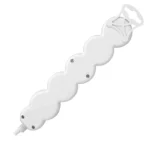 Extension sockets 5x 2P+E (Schuko), with a 3m cord H05VV-F 3x1.0mm², white – Obrázok 4