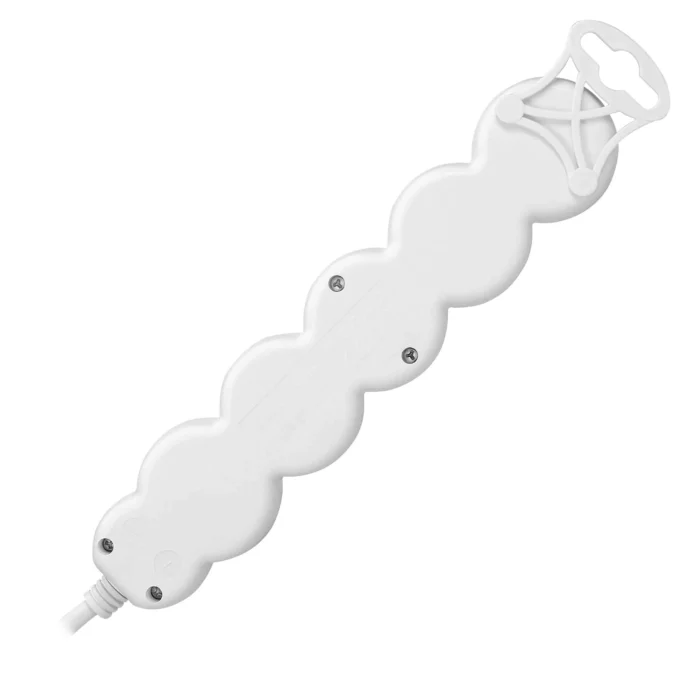 Extension sockets 5x 2P+E (Schuko), with a 3m cord H05VV-F 3x1.0mm², white – Obrázok 4