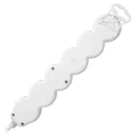 Extension sockets 5x 2P+E (schuko), with a central switch and a cord 5m long H05VV-F 3x1.0mm², white – Obrázok 4