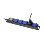 Samostatné pripojenia, externé pripojenia, gumený kábel, IP44, H05RR-F 3x1,5mm² - 5m – Obrázok 4