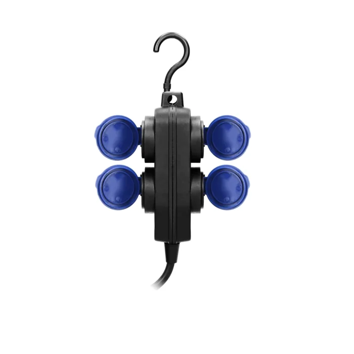 Odoľné predlžovacie zásuvky odolné voči striekajúcej vode, gumený kábel, IP44, H05RR-F 3x1,5mm², 5m, – Obrázok 4