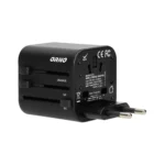 GOworld univerzálny cestovný adaptér pre viac ako 200 krajín po celom svete, 100-240V, 8A *