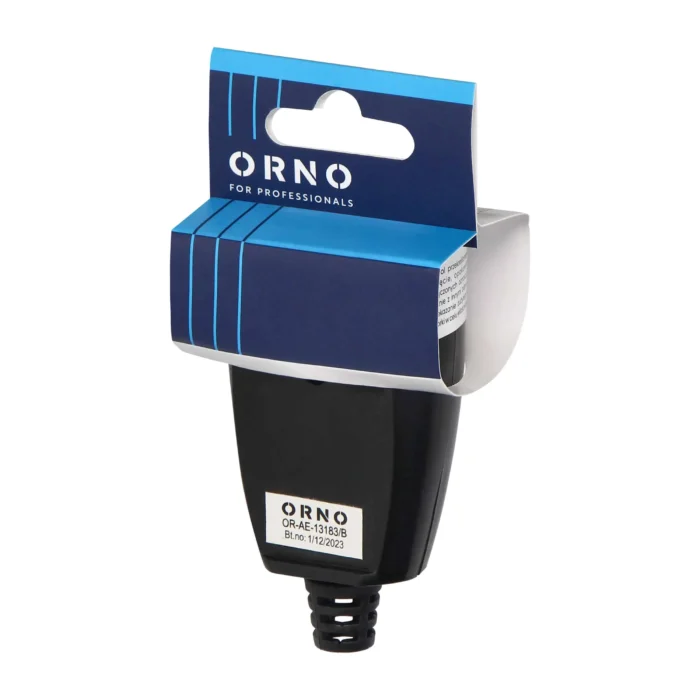 Jednodielna, odnímateľná, prenosná zásuvka, 16A, 250V, 2P+E, čierna – Obrázok 2
