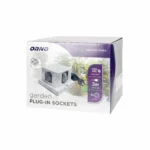 Záhradná zásuvka POST 4 zásuvky 2P+E, gumený kábel H07RN-F 3x1,5mm², 3m – Obrázok 2