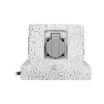 Záhradná zásuvka POST 4 zásuvky 2P+E, gumený kábel H07RN-F 3x1,5mm², 3m – Obrázok 4