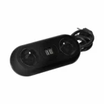 Stolová predlžovacia zásuvka s USB konektormi a držiakmi - 2x 2P+E konektory, 2xUSB, kábel 3x1mm², dĺžka 1,5m, – Obrázok 4