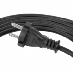 Pripojovací kábel v gumovej izolácii so zástrčkou, H05RR-F 2x1mm2, dĺžka 3m, tvrdý – Obrázok 2