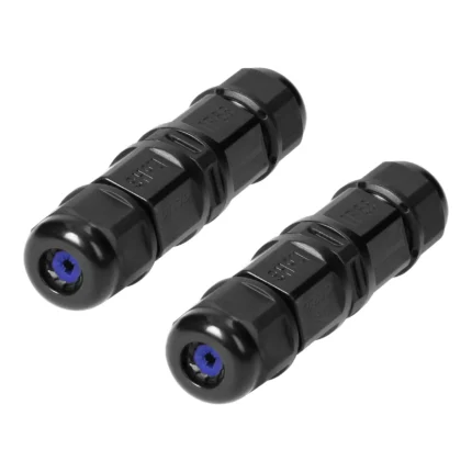 Konektor kábla MICRO, okrúhly, IP68, 2x1,0 mm2, 450V/10A, 2 sady..