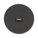Bezdrôtová nabíjačka s extra USB portom, čierna – Obrázok 3