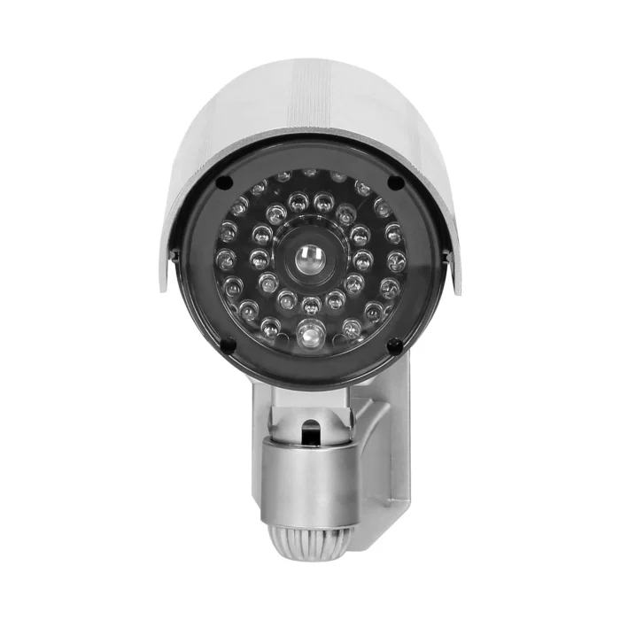 Maketa kompletná CCTV kamera, na batérie, strieborná – Obrázok 3