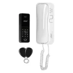 ERIN, rodinná súprava audio vrátnika, kódový zámok, 2-drôtový, RFID, biela