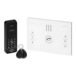 SANDI, súprava audiovrátnika pre rodinu, handset-free, 2-drôtový, kódový zámok, RFID