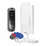 Rodinný domáci telefón AVIOR s funkciou RFID a intercom, biely