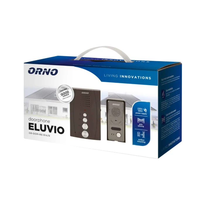 Rodinný domáci vrátnik, handsfree, ELUVIO – Obrázok 2