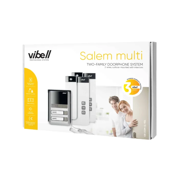 2-drôtový vrátnik, povrchová montáž, SALEM MULTI – Obrázok 2