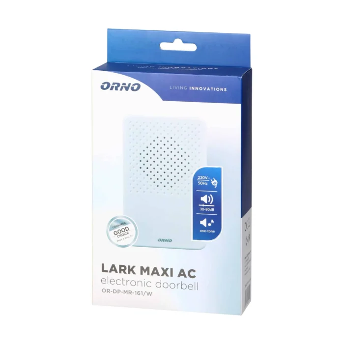 Elektronické, drôtové pripojenie LARK MAXI AC, jednofázové, 230V, biele – Obrázok 2