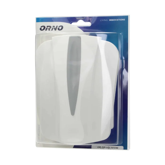 Dvojtónový zvonček Gong, 230V, biely – Obrázok 2