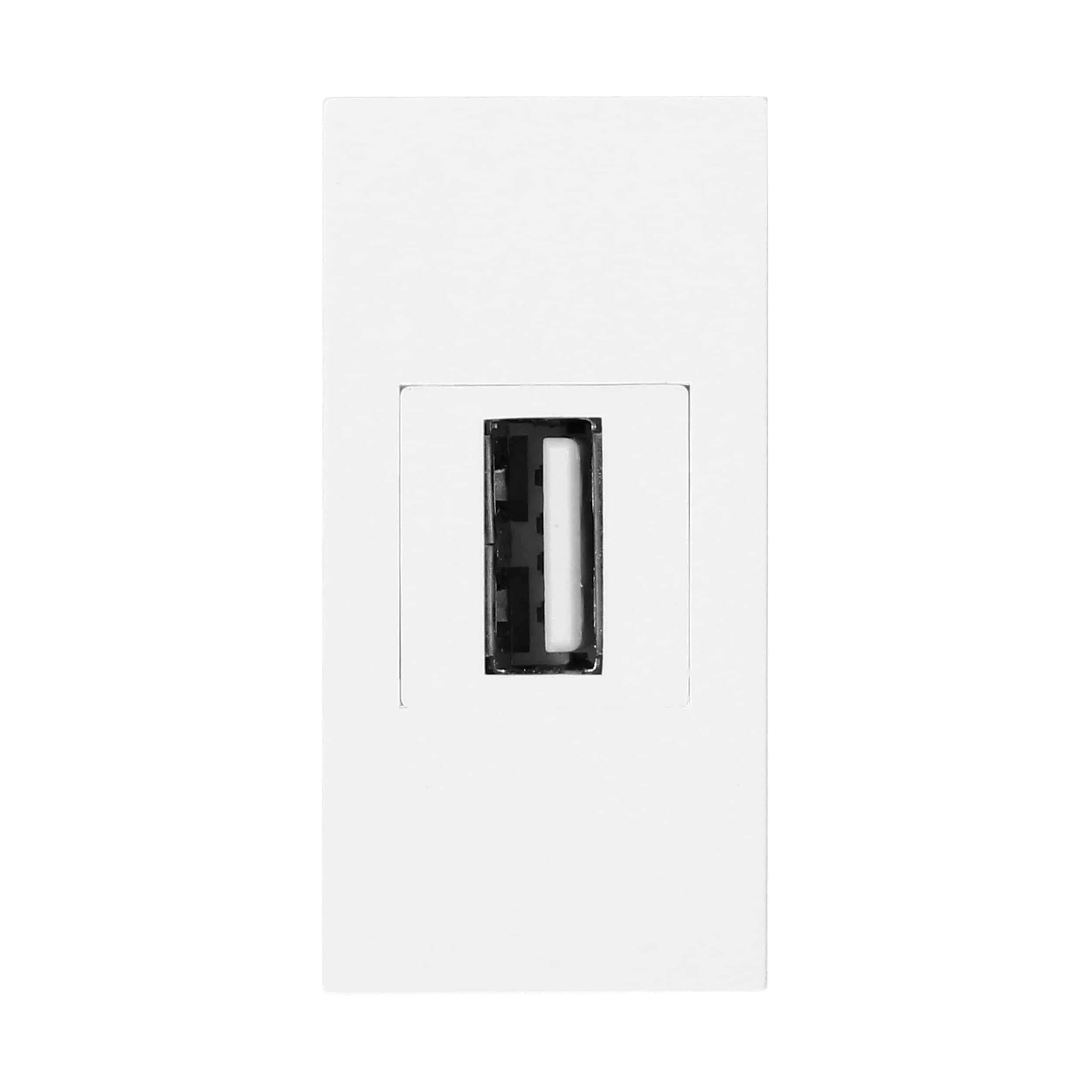 NOEN USB konektor 2.0 NOEN USB konektor 2.0, 22,5x45mm, obojstranný, biely – Obrázok 1