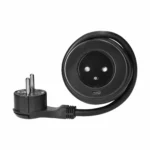 Prepojovací box 2P+E so systémom EasyEject, USB QC 3.0, 1,5 m kábel + USB adaptér – Obrázok 3