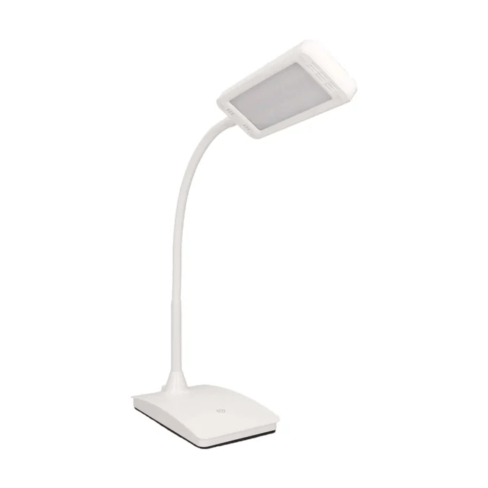 Stolná LED lampa TOPAZ, biela – Obrázok 4