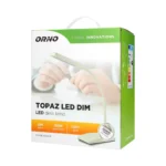 Stolná lampa TOPAZ LED DIM so stmievačom, 6W, 3000K, biela – Obrázok 2
